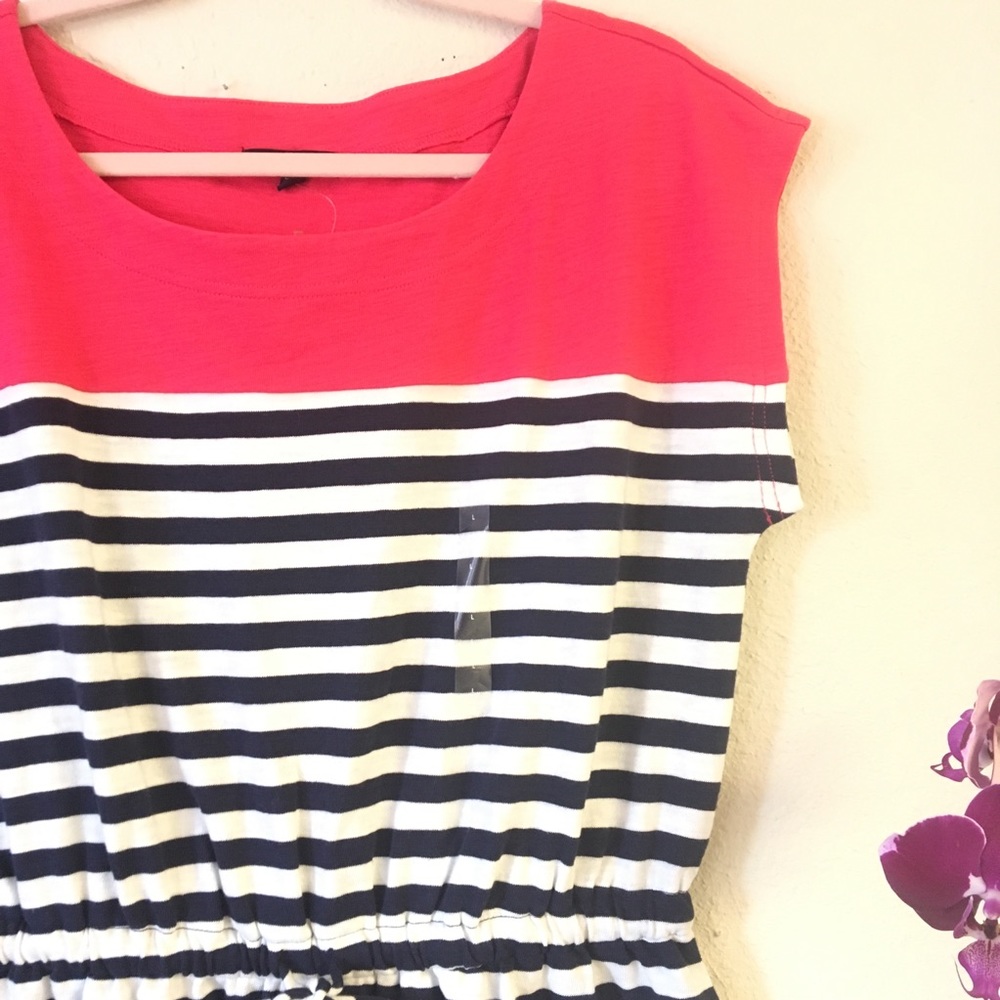 3/$30 | tie waist summer dress size large NWT - Picture 2 of 7